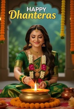 Description Dhanteras Wishes 2025: Messages, Whatsapp Status, Facebook Status, SMS, Images