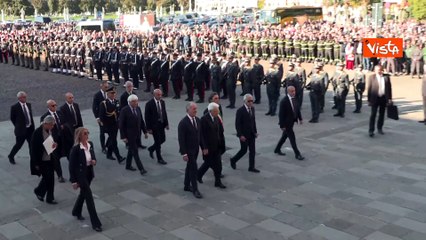 Mattarella ali funerali di Stato dei Carabinieri morti nel Veronese