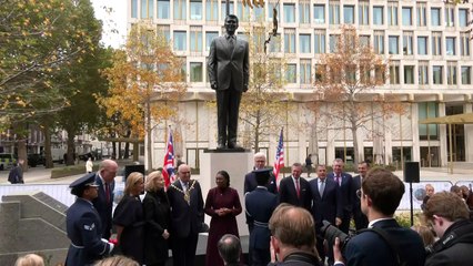 Ronald Reagan rededicated in central London