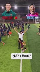 Esto pasa cuando les haces elegir entre Cristiano y Messi