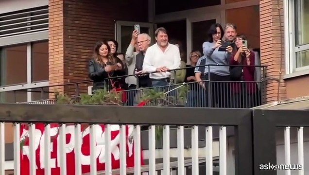 Il saluto di Ranucci commosso al presidio in Rai