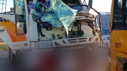 대전 정림동에서 덤프트럭·통학버스 등 잇따라 추돌...2명 경상 / YTN