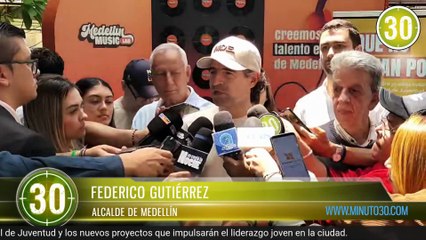 Fico Gutiérrez anuncia las elecciones al Consejo Distrital de Juventud y proyectos para los jóvenes de Medellín
