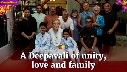 A Deepavali illuminated by unity, love and family