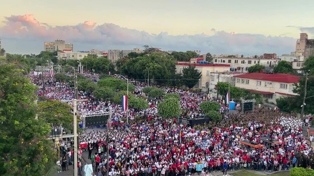 Cuba sale a la calle en apoyo a VENEZUELA ante la TENSIÓN de Estados Unidos