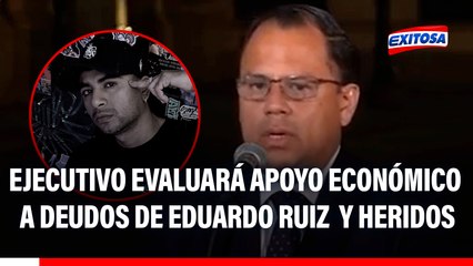 Gobierno evaluará otorgar apoyo económico a deudos de Eduardo Ruiz, afirma ministro de Justicia