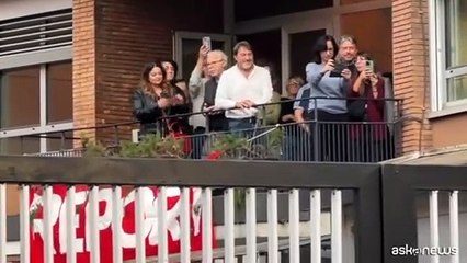 Il saluto di Ranucci commosso al presidio in Rai