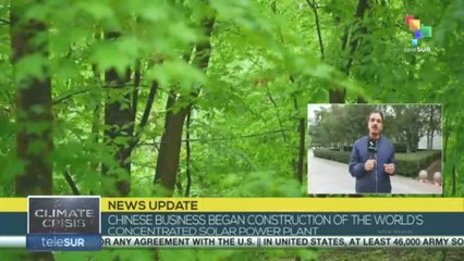 China began construction of the world's concentrated solar power plant