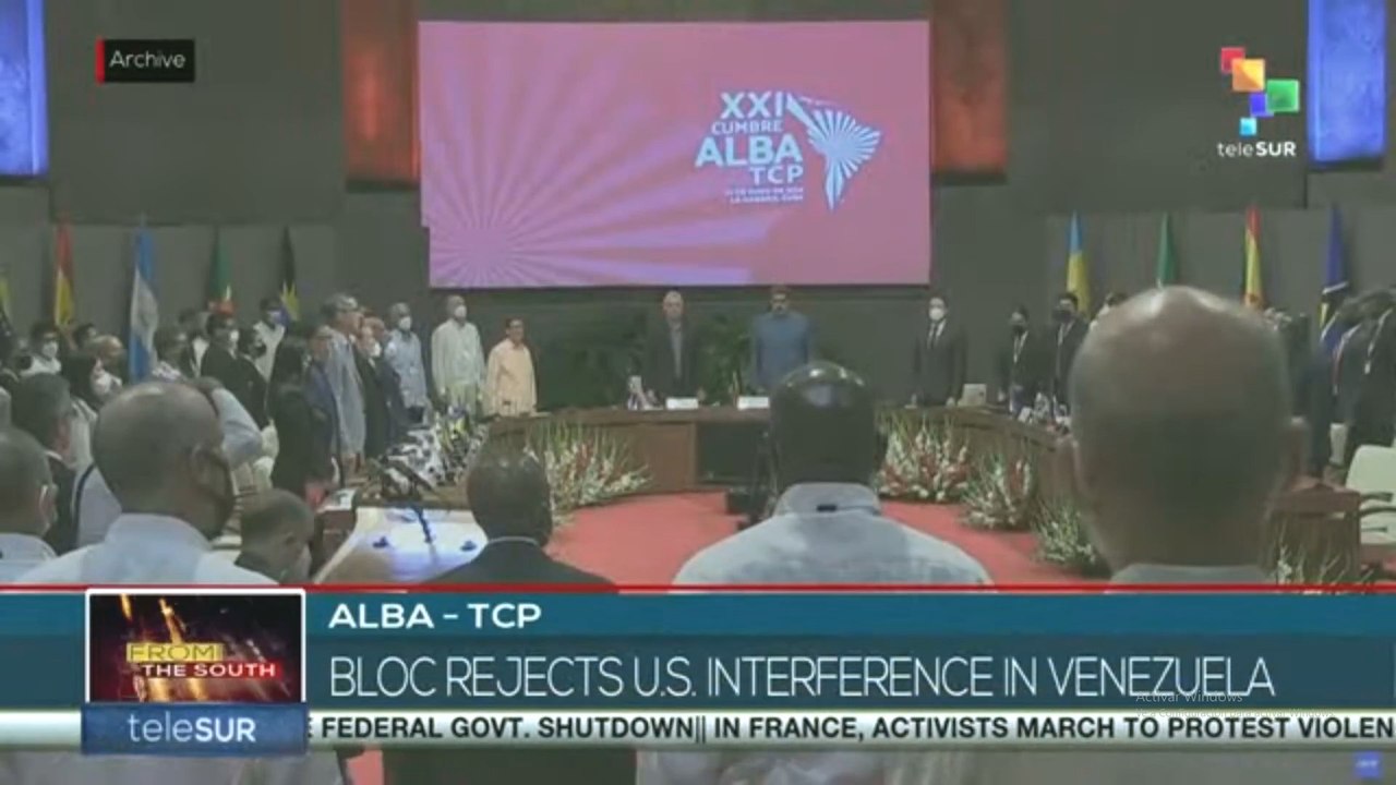 ALBA-TCP rejects U.S. interference in Venezuela
