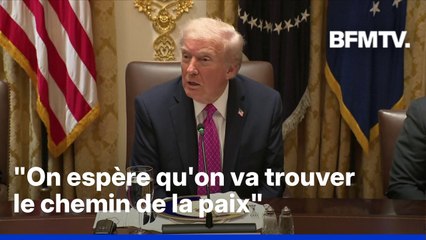 Guerre en Ukraine, Gaza, droits de douane... la prise de parole de Donald Trump en intégralité