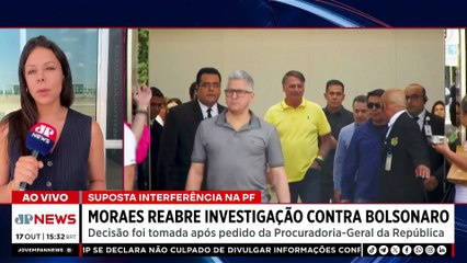Moraes reabre investigação sobre suposta interferência de Bolsonaro na PF | TEMPO REAL