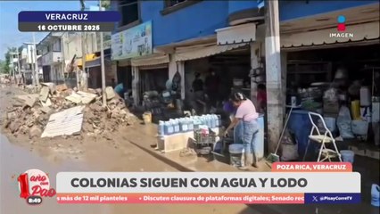 Colonias siguen con agua y lodo en Poza Rica | DPC con Paola Rojas
