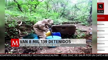 Desmantelan narco laboratorio y aseguran 51 objetos explosivos en Operación Frontera Norte