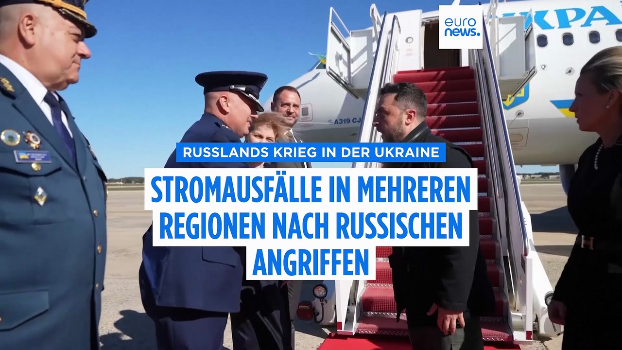 Massive Stromausfälle in 8 Regionen der Ukraine nach Russlands Angriffen