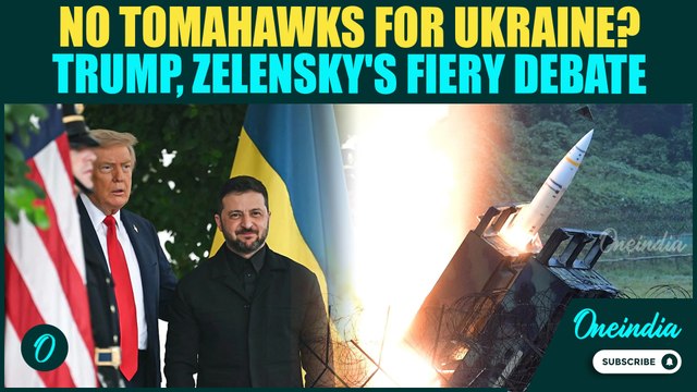 Trump & Zelensky’s Most-Awaited Tomahawks Missile Clash: Stark Warning to Putin from White House