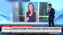 Moraes reabre investigação contra Bolsonaro por suposta interferência na PF