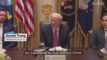 Trump dice que castigar a España es decisión de la OTAN