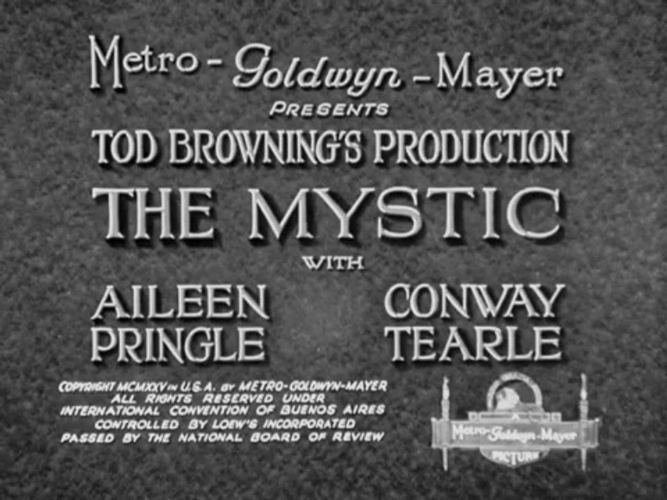 The Mystic (MGM, 1925)