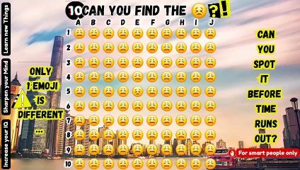 Can you find the different emoji? (P.15) ? 😣