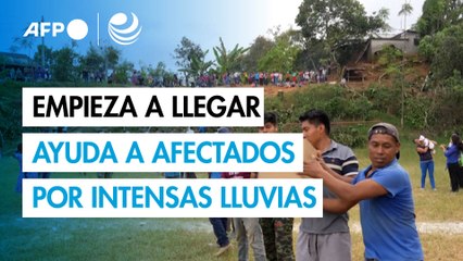 La ayuda empieza a llegar a las comunidades mexicanas aisladas por las lluvias