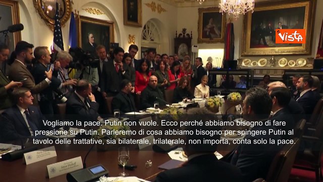 Zelensky alla Casa Bianca: Servono forti garanzie di sicurezza per l'Ucraina