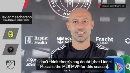 No doubt that Messi is the MLS MVP - Mascherano