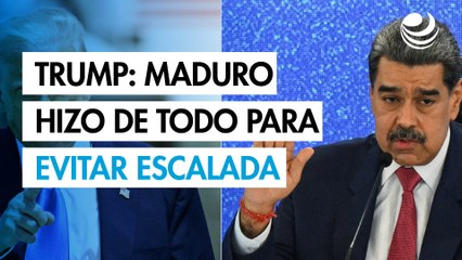 Trump dice que Maduro ofreció "de todo" para evitar escalada y anuncia ataque contra narcosubmarino