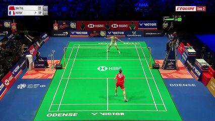 Le résumé de Christo Popov - Shi Yu Qi - Badminton - Open du Danemark