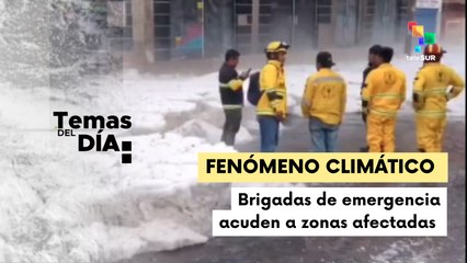 Temas del día 17-10-2025:  Lluvia arrasa cultivos e inunda calles con graves daños en Bolivia