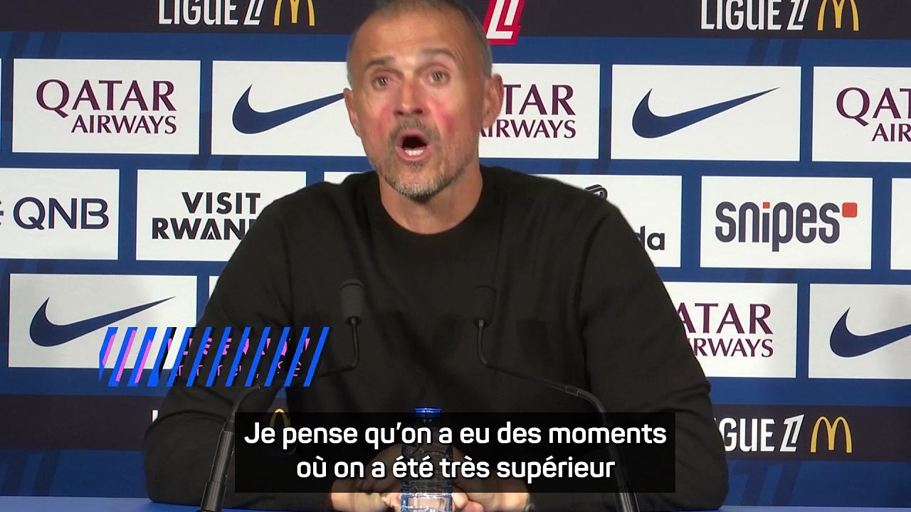 Luis Enrique : "J’aurais aimé jouer contre Strasbourg avec toute mon équipe"