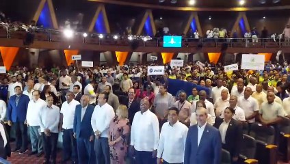 Presidente Abinader y ministro Kelvin Cruz inauguran Juegos Universitarios