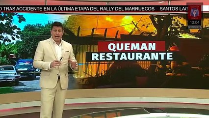 En Colima, se reporta el incendio de un restaurante de mariscos