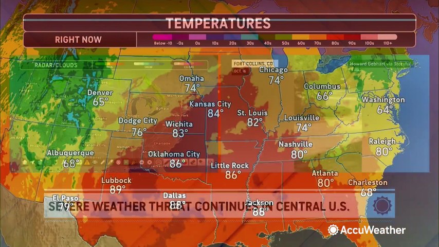 Severe weather threat ramps up in the central US on Saturday - CenturyLink