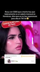 Roxana Somoza comparte su frustración con sus seguidores