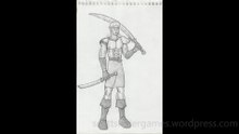 Fighter Pencil Sketch Video #3 (10-17-2025)