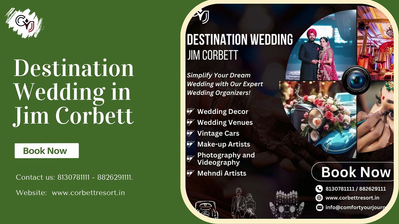 Make Your Big Day Memorable with a Destination Wedding in Jim Corbett