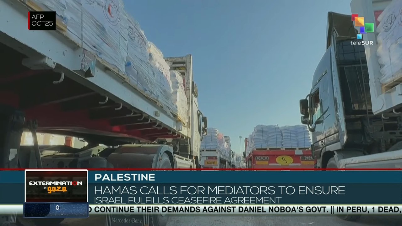 Palestine: Hamas calls for mediators to ensure Israel fulfills ceasefire agreement