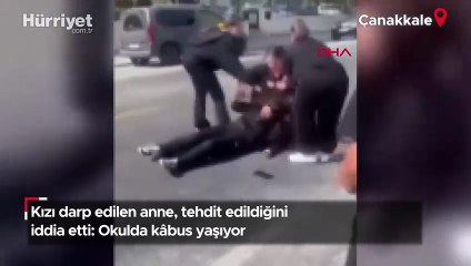Kızı darp edilen anne, tehdit edildiğini iddia etti: Okulda kâbus yaşıyor
