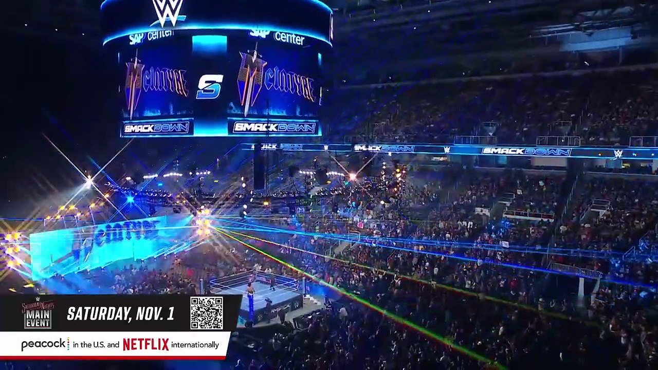 WWE SMACKDAWN 17 OCTOBER 2025 CODY RHODES VS DREW MCYNTYRE FULL MATCH