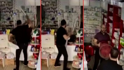 Eski reçeteyle ilaç alamayınca tartışma çıktı: Eczacı teknisyeni sopayla darbedildi