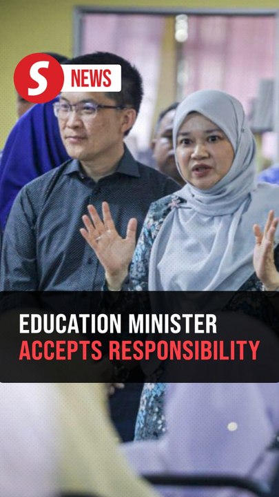 Education Minister and deputy take full responsibility for school tragedies