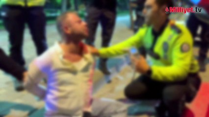 Alkollü sürücüden pes dedirten sözler: Lahmacunu size 60 liraya satıyorum