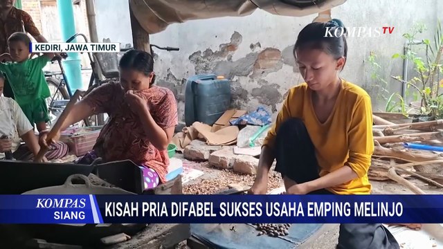 Inspiratif! Pria Tekuni Usaha Emping Melinjo, Tembus Pasar Internasional di Tengah Keterbatasan