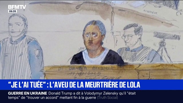 Procès du meurtre de Lola: d'une voix monocorde, l'accusée demande pardon à toute la famille