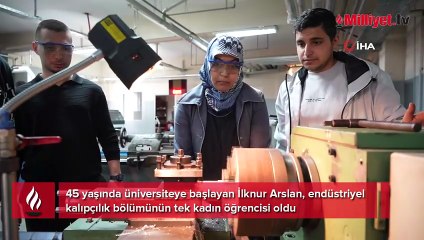 45 yaşında üniversiteye girdi, bölümdeki tek kadın: Mezun olmadan iş teklifleri yağıyor