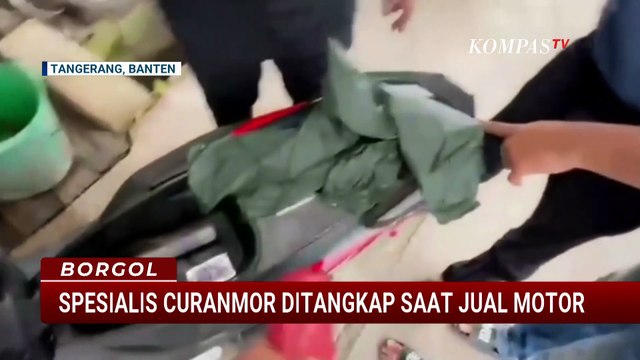Spesialis Curanmor Ditangkap Polisi saat Jual Motor Usai 2 Aksi Terekam CCTV di Jakbar-Tangerang