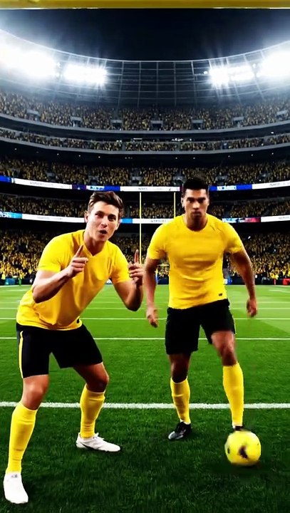 When a YouTuber Challenges a Football Legend 😂 | Funniest Crossbar Challenge Ever!