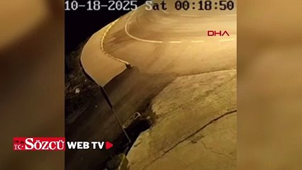 Otomobil, önündeki araca çarpıp takla attı; 1 yaralı