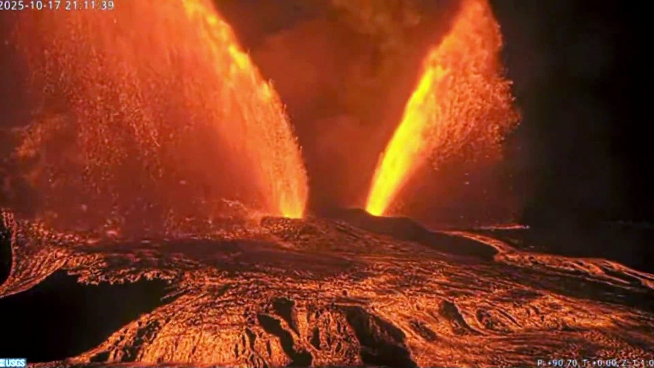 Vulcão Kilauea no Havai em erupção 18/10