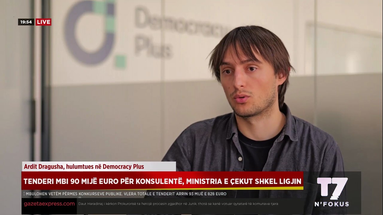 Tenderi mbi 90 mijë euro për konsulentë, Ministria e Kulturës, Rinisë dhe Sportit shkel ligjin